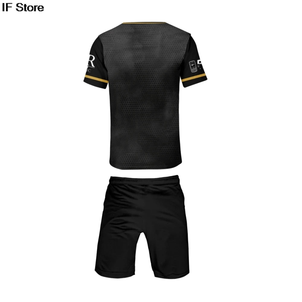 Werenoi Tshirt Shorts 2 Pieces Sets Hip Hop Short Pants Tee 2 Piece Suit Streetwear Half Pants Short Sleeve Set Casual Sweatpant