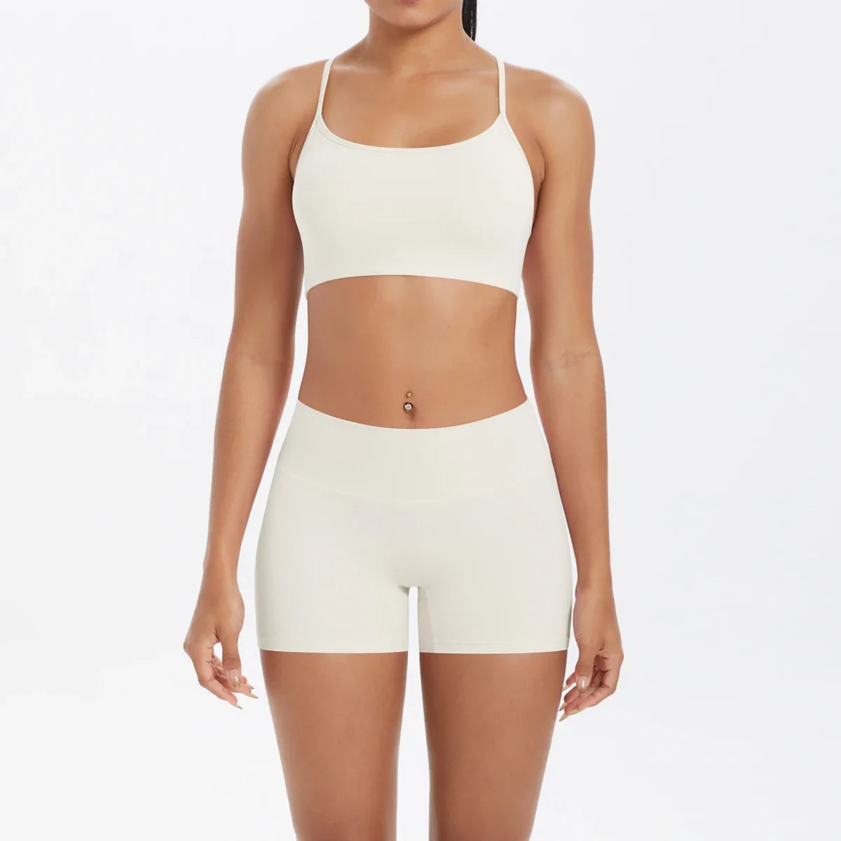 2PCS Yoga Set Nude Feeling Workout Sets Women Tracksuit Gym Push Up Fitness Running Workout Sportwear Sport Bra Leggings Suit