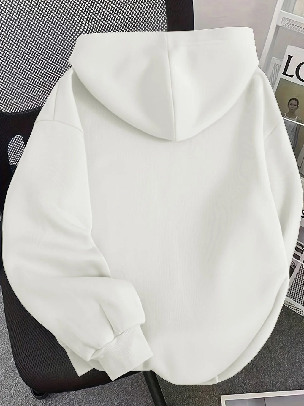 Men's and Women's Plus Size Printed Top, Loose Casual, Soft, Comfortable and Breathable, Outdoor Sports Loose Pullover Hoodie