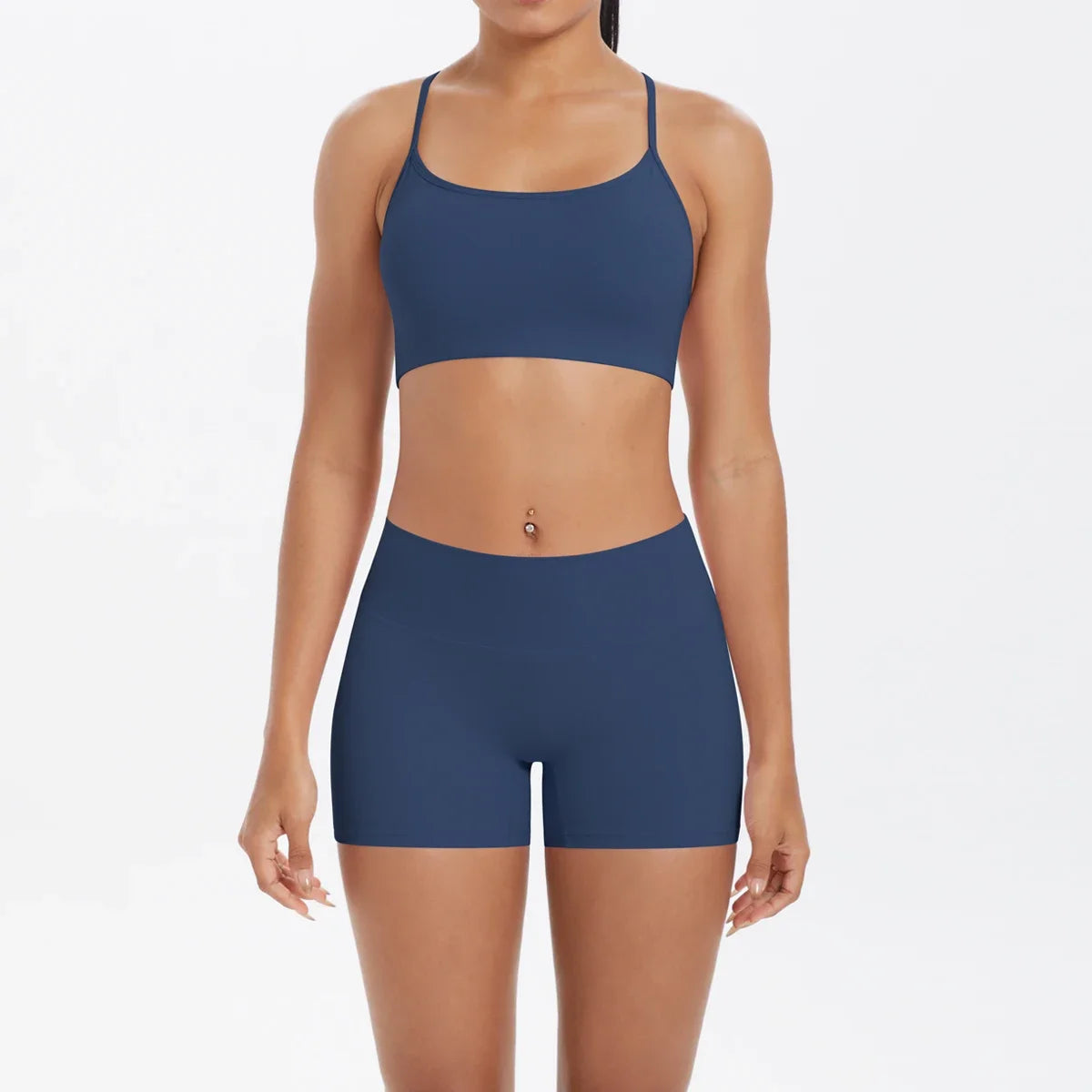 2PCS Yoga Set Nude Feeling Workout Sets Women Tracksuit Gym Push Up Fitness Running Workout Sportwear Sport Bra Leggings Suit