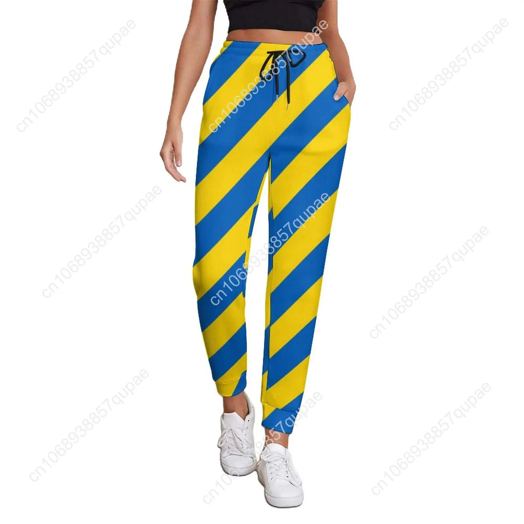 Black White Striped Pants Woman Vertical Lines Print Street Wear Sweatpants Spring Trendy Custom Trousers Big Size