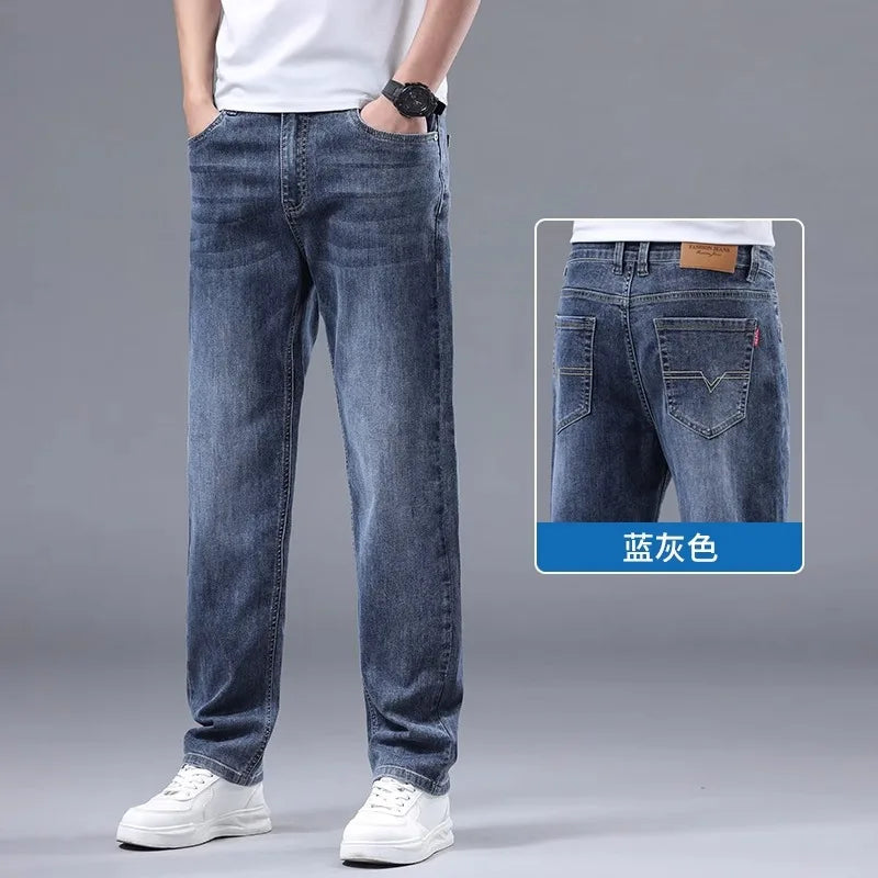 Men's Clothing Men's Trousers Man Pants Fashionable Jeans Fashion Pants Spring Clothing Autumn Casual Clothes Teenage Jeans New