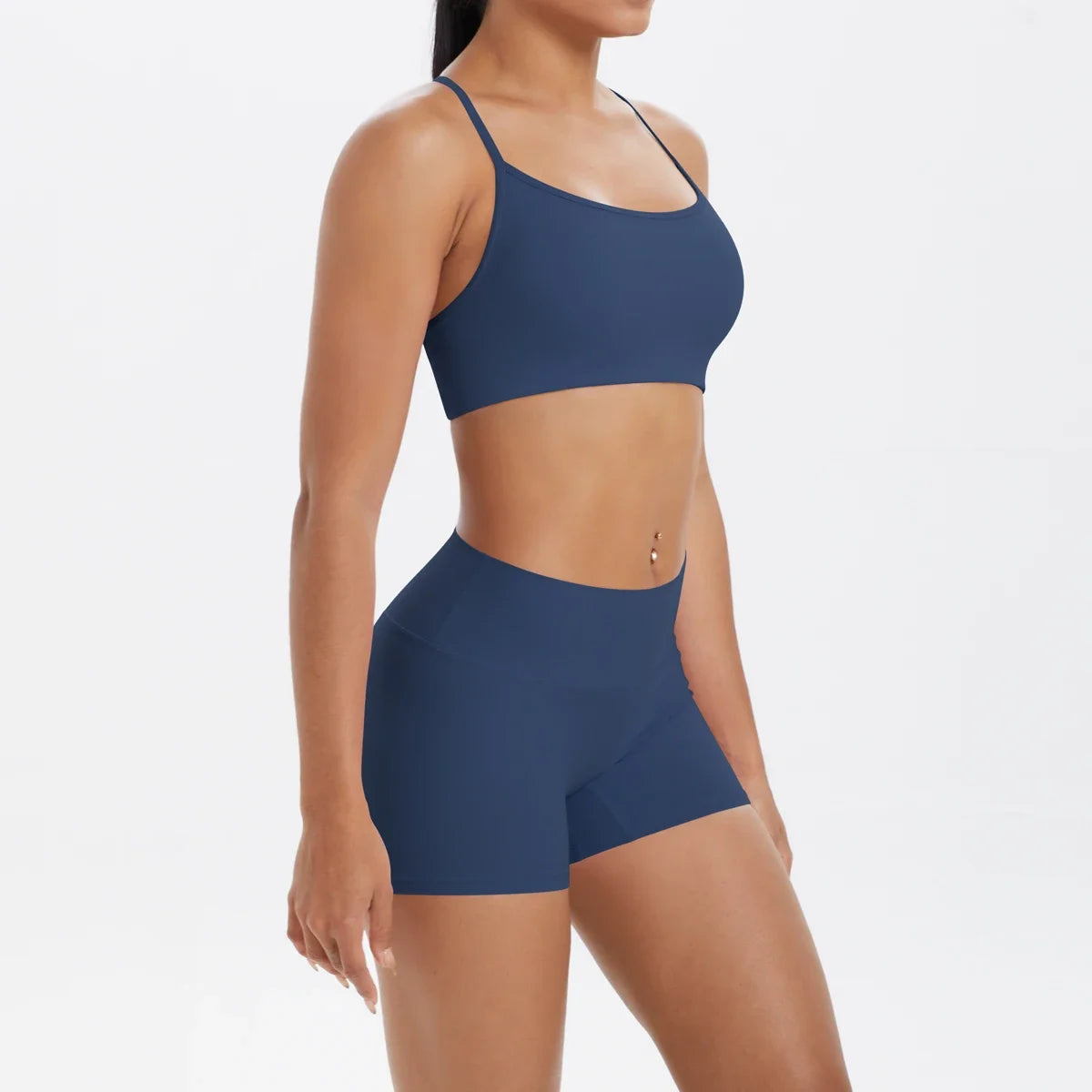 2PCS Yoga Set Nude Feeling Workout Sets Women Tracksuit Gym Push Up Fitness Running Workout Sportwear Sport Bra Leggings Suit